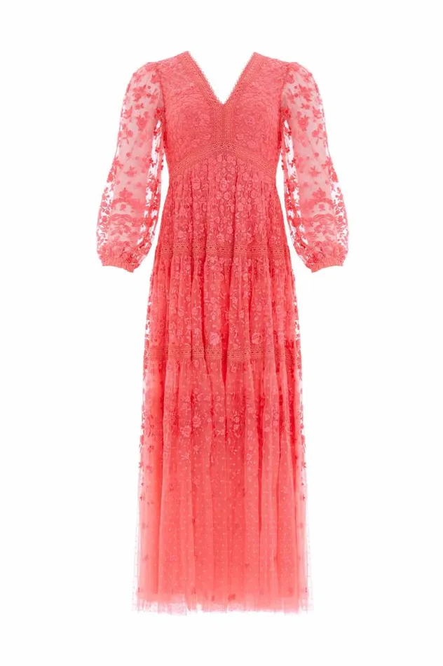 Needle and Thread Dresses Celestia Ribbon Ankle Gown Pink 8211 Women