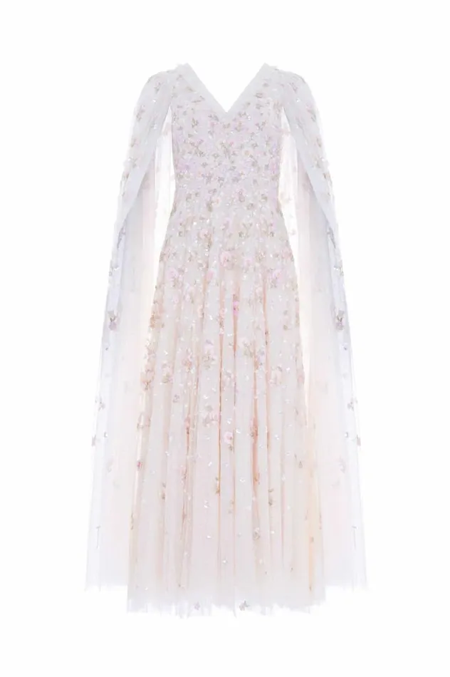 Needle and Thread Dresses Dahlia Ditsy Ankle Gown Champagne 8211 Women
