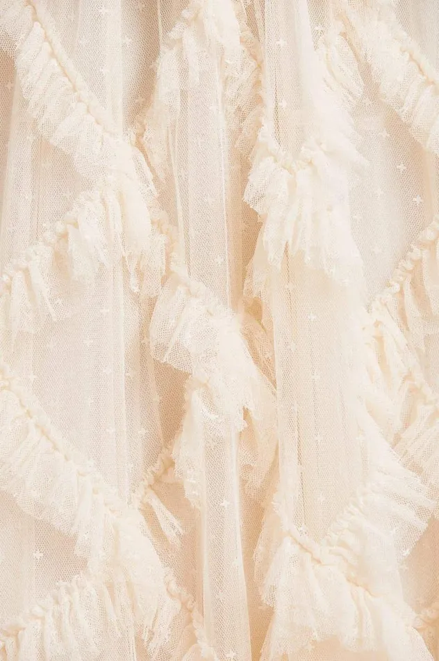 Needle and Thread Dresses Genevieve Ruffle Gown Champagne 8211 Women