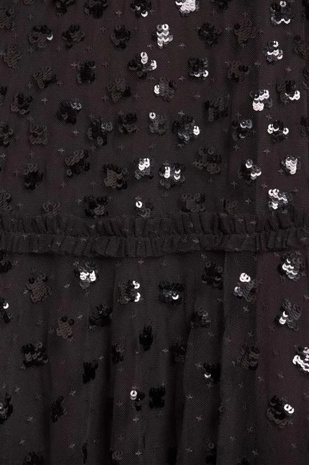 Needle and Thread Dresses Glisten Tiered Ankle Gown Black 8211 Women