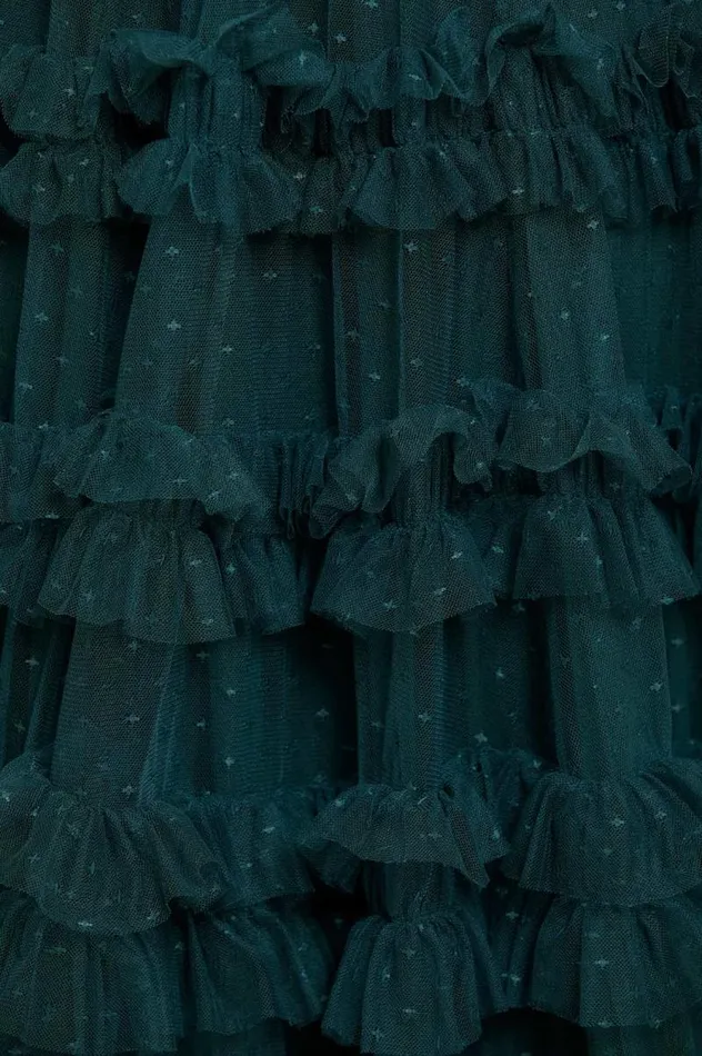 Needle and Thread Dresses Lisette Ruffle Off Shoulder Gown Green 8211 Women