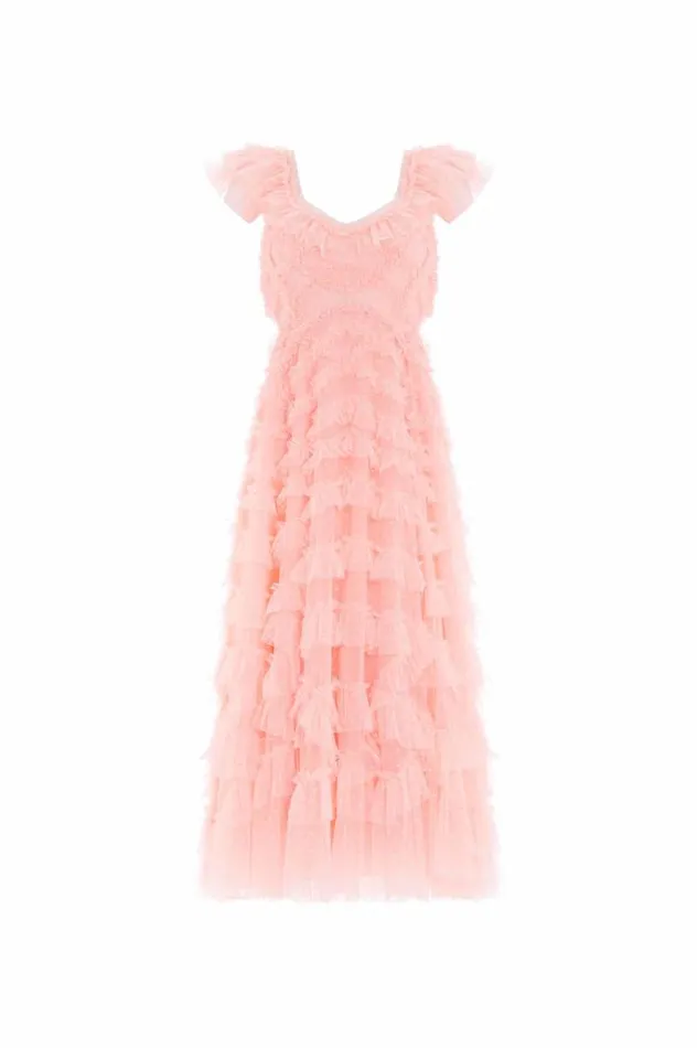 Needle and Thread Dresses Lola Backless Ballerina Dress Coral 8211 Women