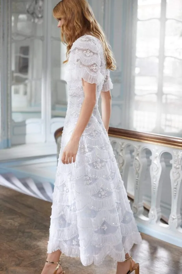 Needle and Thread Dresses Lunette Blossom Ankle Gown Blue 8211 Women