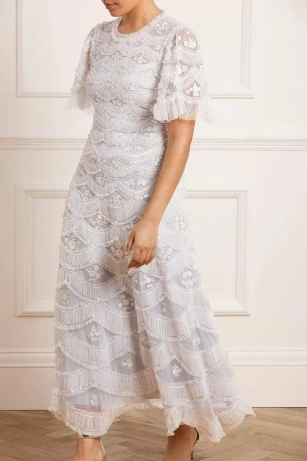 Needle and Thread Dresses Lunette Blossom Ankle Gown Blue 8211 Women