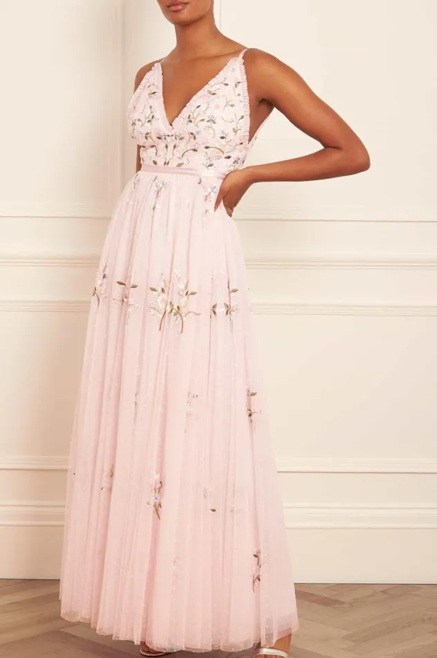 Needle and Thread Dresses Petunia Cami Gown Pink 8211 Women