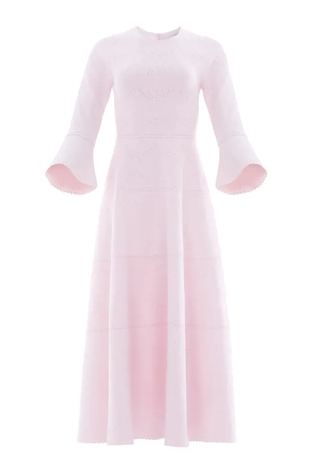 Needle and Thread Dresses Pretty Pointelle Knit Ankle Gown Pink 8211 Women