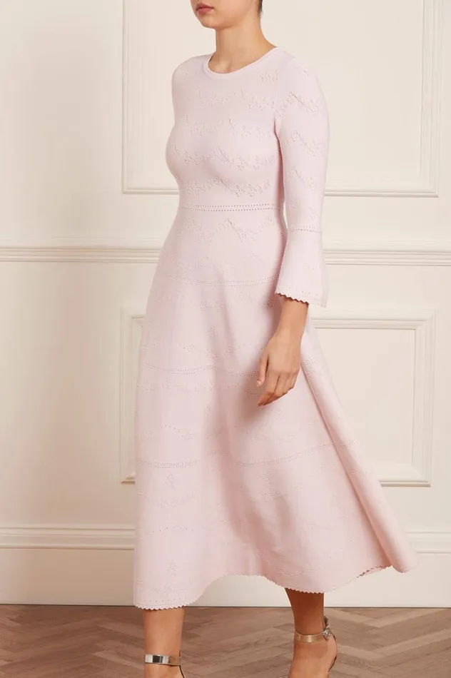 Needle and Thread Dresses Pretty Pointelle Knit Ankle Gown Pink 8211 Women