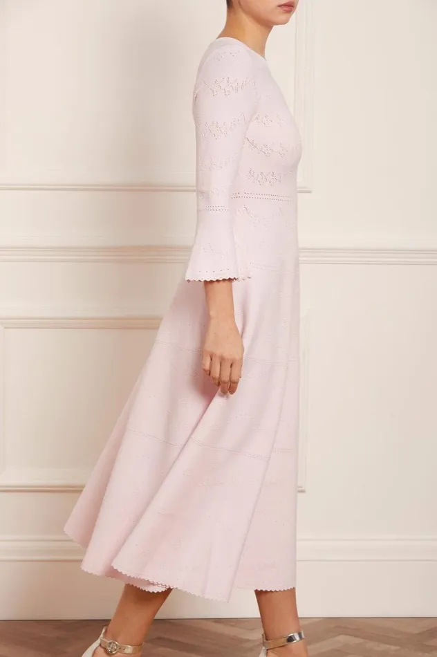 Needle and Thread Dresses Pretty Pointelle Knit Ankle Gown Pink 8211 Women