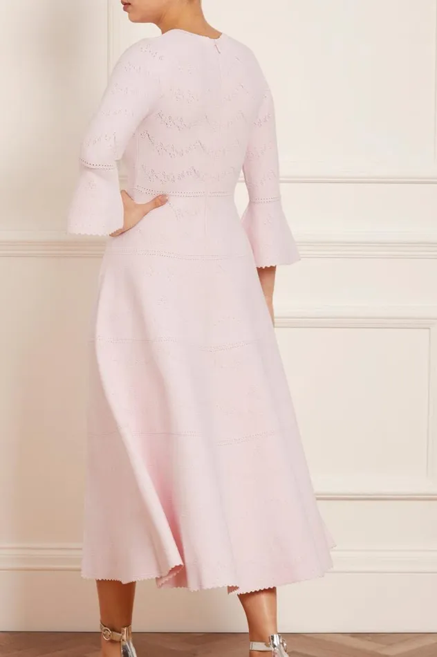 Needle and Thread Dresses Pretty Pointelle Knit Ankle Gown Pink 8211 Women