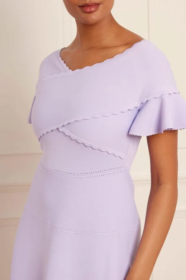 Needle and Thread Dresses Wrap Front Knit Gown Purple 8211 Women