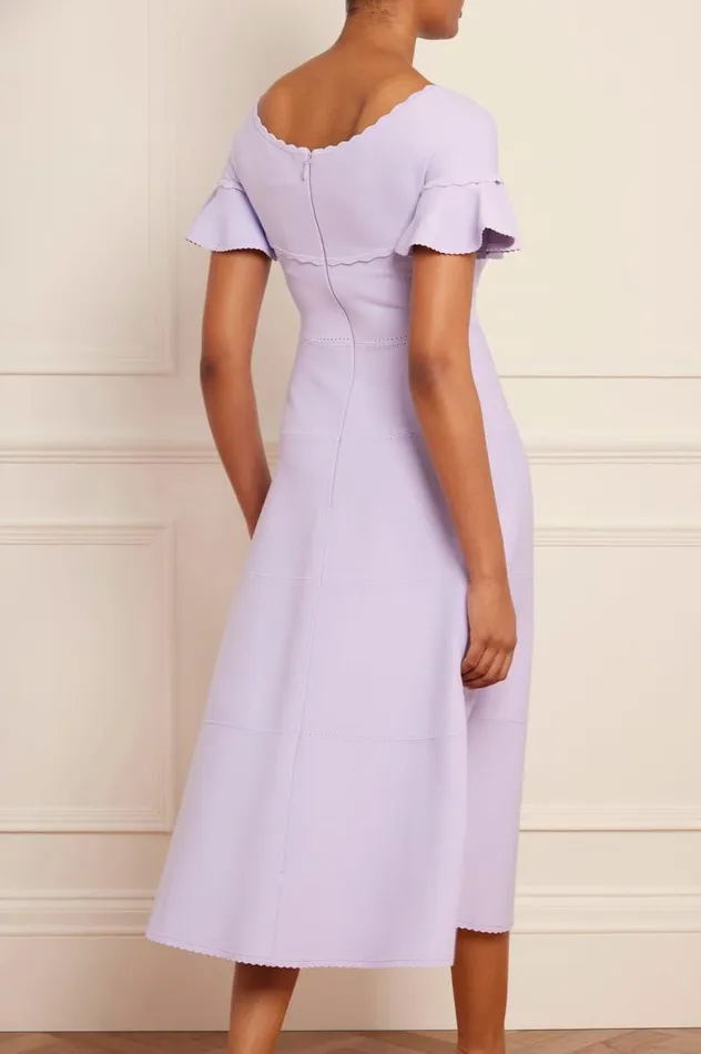 Needle and Thread Dresses Wrap Front Knit Gown Purple 8211 Women