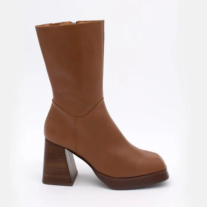 ngel Alarcn Boots Woman OLAMA 8211 Comfortable Chunky Heels And Platform Boots
