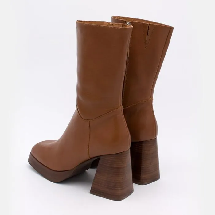 ngel Alarcn Boots Woman OLAMA 8211 Comfortable Chunky Heels And Platform Boots
