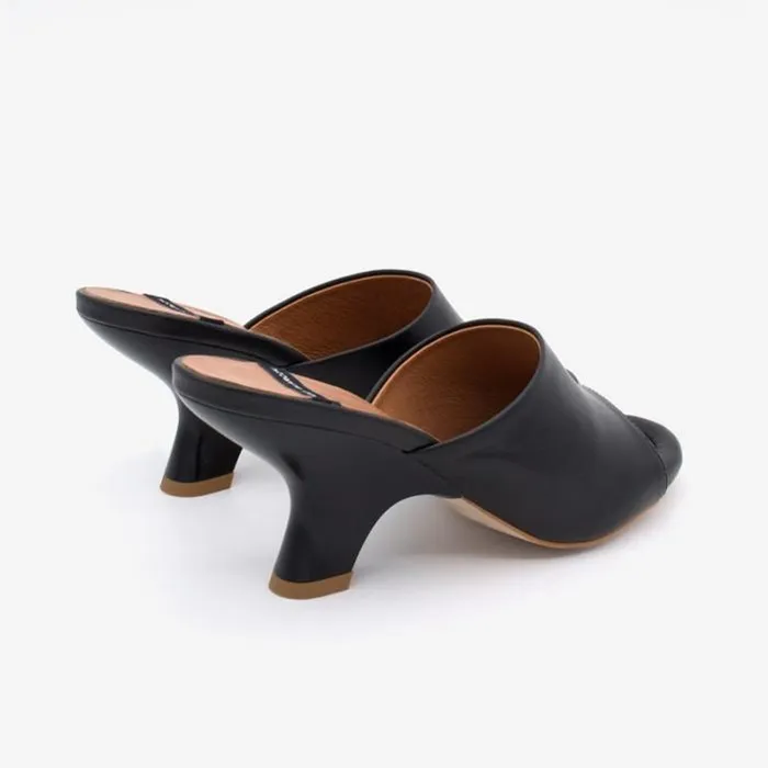ngel Alarcn Mules Woman KADY 8211 Leather Mule With A Design Heel