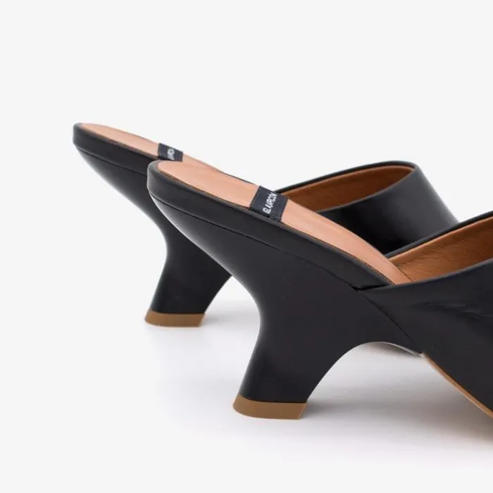 ngel Alarcn Mules Woman KADY 8211 Leather Mule With A Design Heel