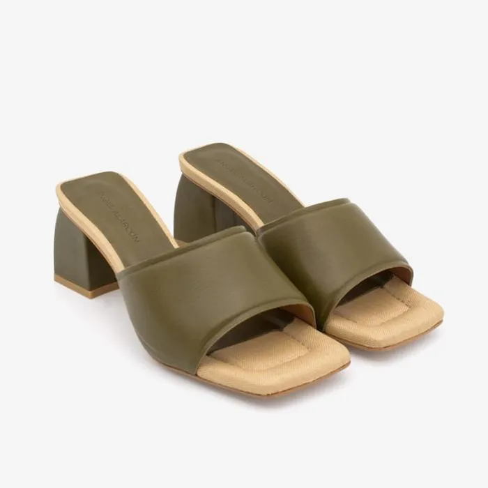 ngel Alarcn Mules Woman RADY Leather Sandal With Crossed Straps