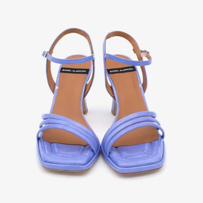 ngel Alarcn Sandals Woman PEIRON 8211 Patent Leather Ankle Strap Sandals