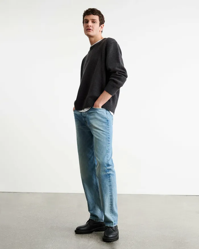 Nili Lotan MADDOX SWEATER Black Men Sweaters