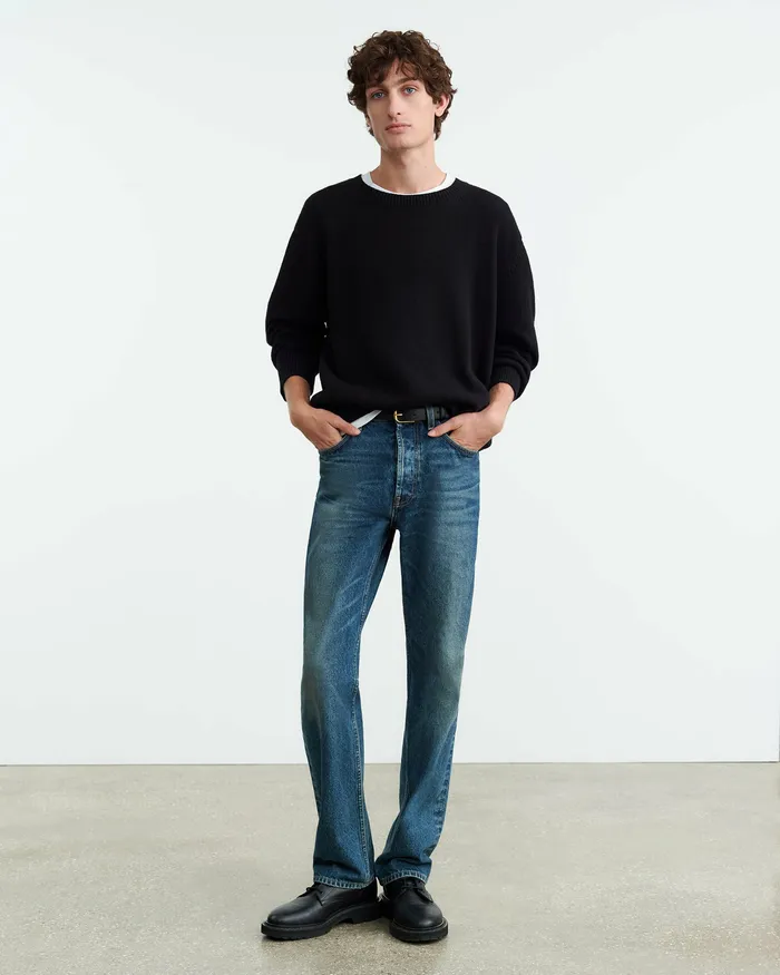 Nili Lotan MADDOX SWEATER Black Men Sweaters