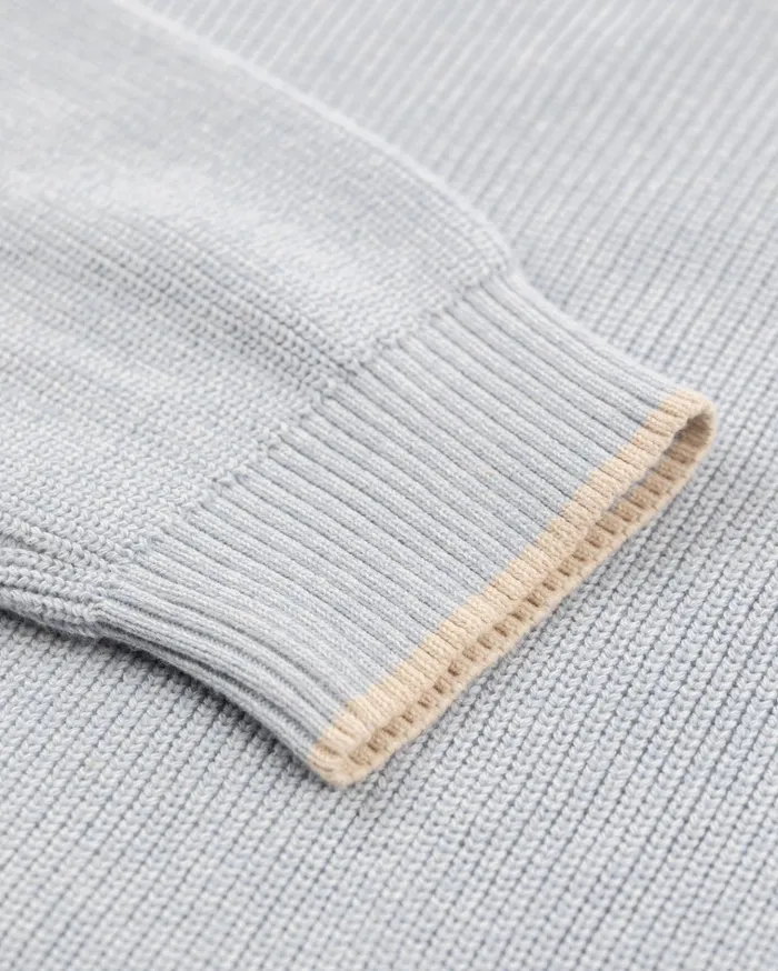 NZA New Zealand Auckland Knitwear Light Blue Knitted Half Zip Pullover 8211 Phantom Blue 8211 Men NZA New Zealand Auckland Knitwear Light Blue Knitted Half Zip Pullover 8211 Phantom Blue 8211 Men