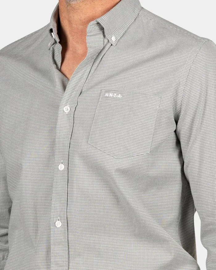 NZA New Zealand Auckland Shirts Green Stretch Shirt 8211 Sage 8211 Men