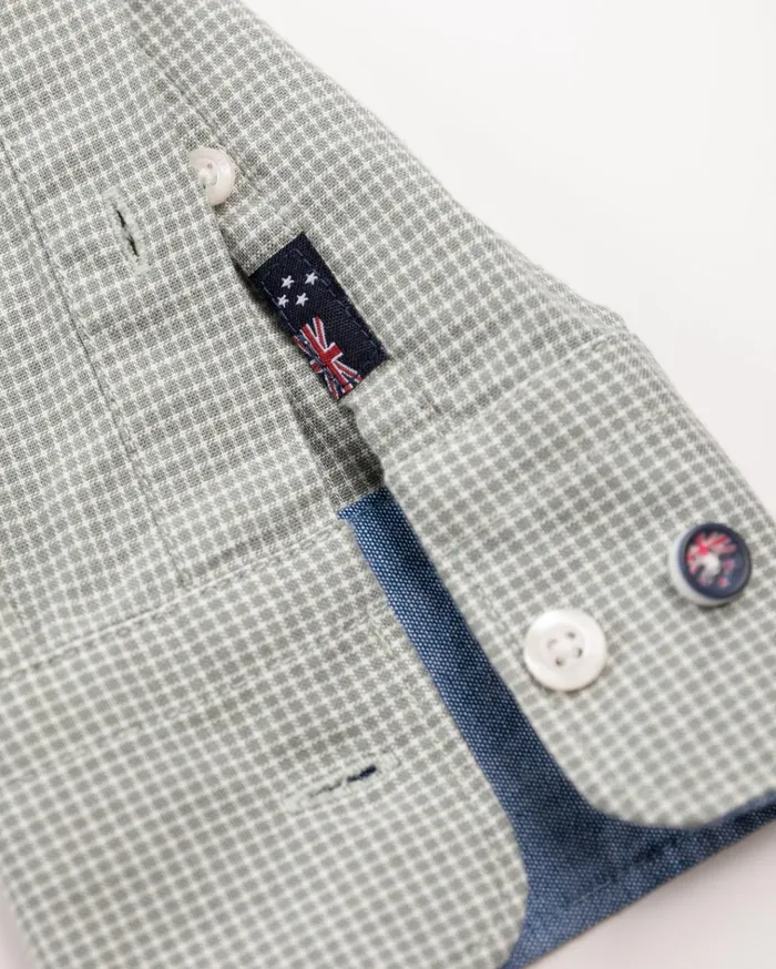 NZA New Zealand Auckland Shirts Green Stretch Shirt 8211 Sage 8211 Men