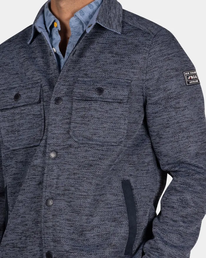 NZA New Zealand Auckland Sweatshirts Blue Fleece Shirt 8211 Winter Navy 8211 Men