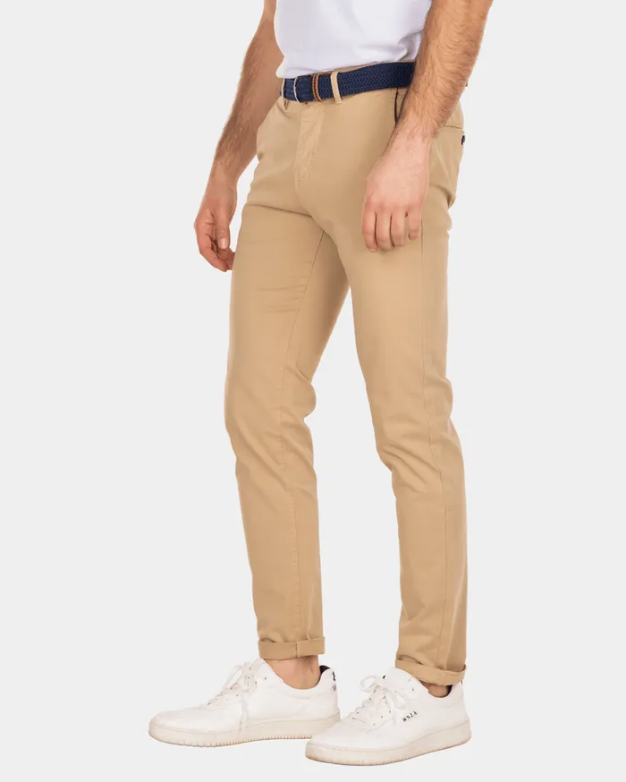 NZA New Zealand Auckland Trousers Napier Twill Stretch 8211 Light Kaki Brown 8211 Men