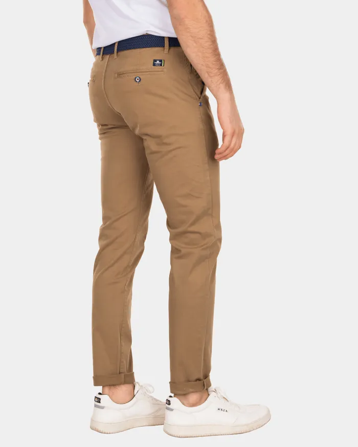 NZA New Zealand Auckland Trousers Napier Twill Stretch 8211 Tobacco Brown 8211 Men
