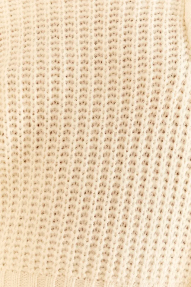 OffWhite Braided Sweater Women Farm Rio Sweaters and Sweatshirts