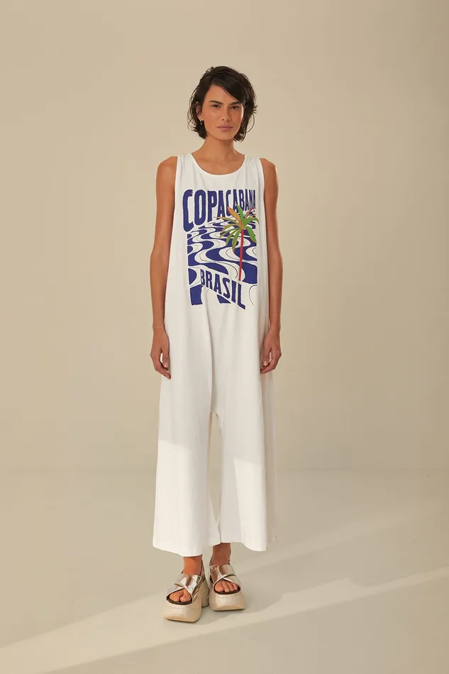 OffWhite Copacabana Jersey Jumpsuit Women Farm Rio Jumpsuits