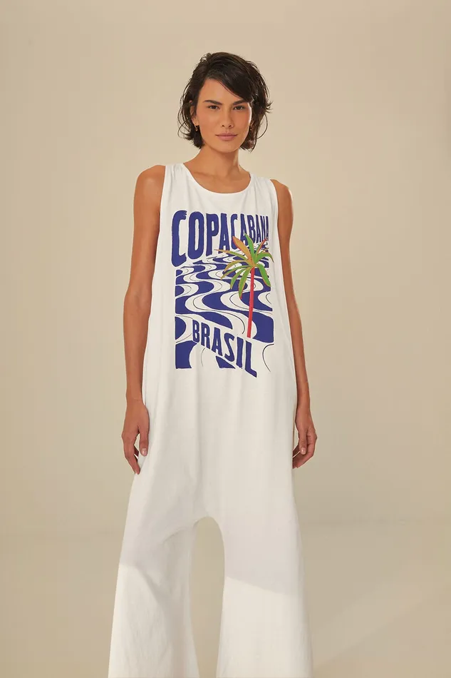 OffWhite Copacabana Jersey Jumpsuit Women Farm Rio Jumpsuits