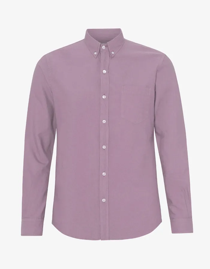 Organic Button Down Shirt 8211 Pearly Purple Shirts Colorfulstandard Men