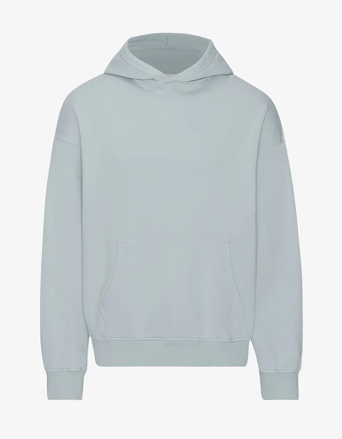 Organic Oversized Hood 8211 Cloudy Grey Women Hoodies Colorfulstandard