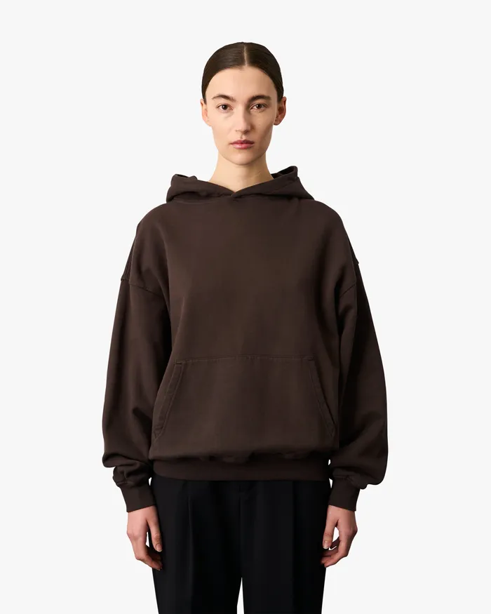 Organic Oversized Hood 8211 Cloudy Grey Women Hoodies Colorfulstandard