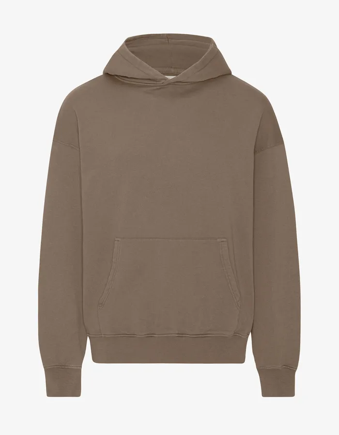 Organic Oversized Hood 8211 Warm Taupe Women Hoodies Colorfulstandard