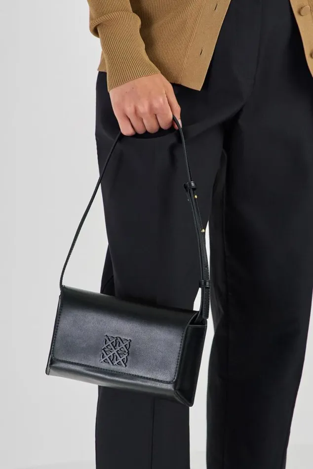 Oroton Baguette Bags Della Small Baguette Black 8211 Women