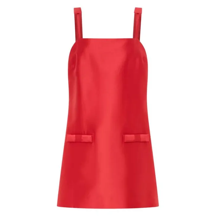 Oroton Dresses Satin Mini Dress Poppy 8211 Women