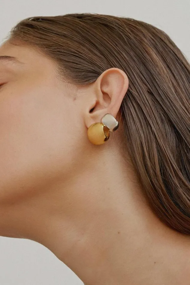 Oroton Earrings Josie Mini Huggies Silver 8211 Jewellery