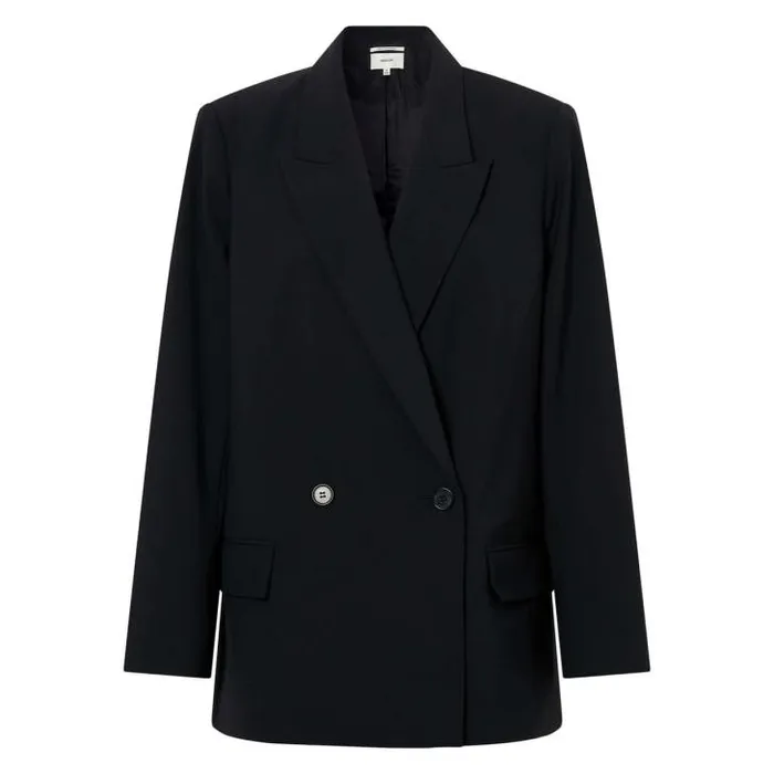 Oroton Jackets and Outerwear Double Breasted Blazer Black 8211 Women
