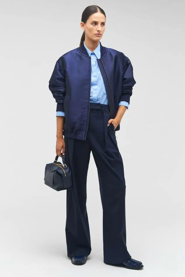 Oroton Jackets and Outerwear Longline Bomber North Sea 8211 Women