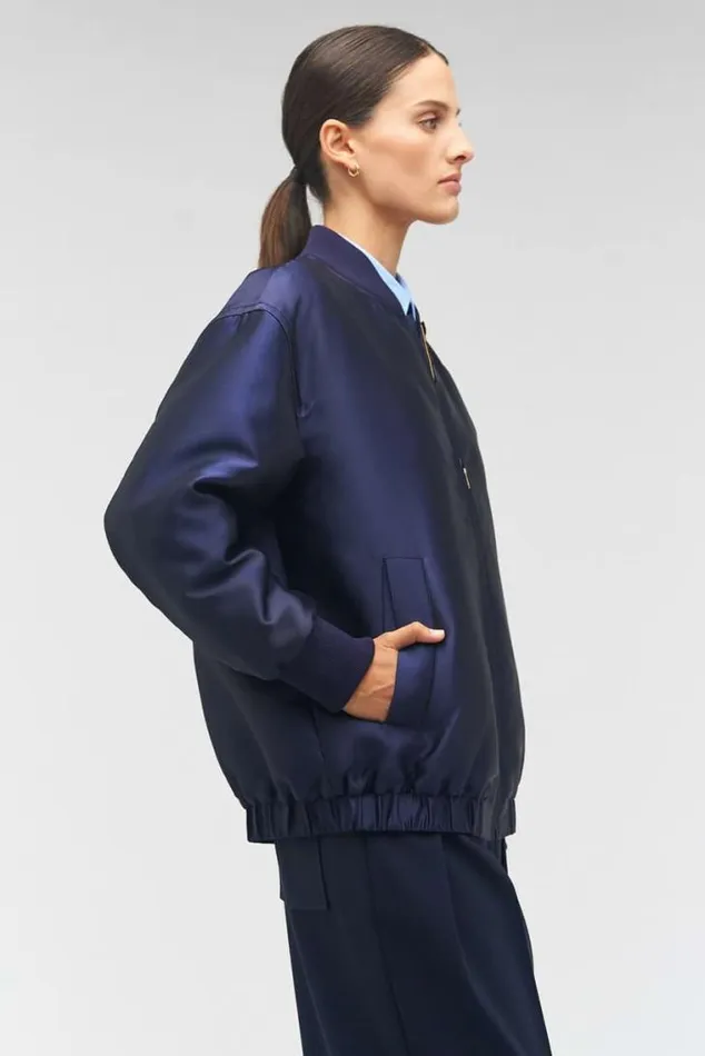 Oroton Jackets and Outerwear Longline Bomber North Sea 8211 Women