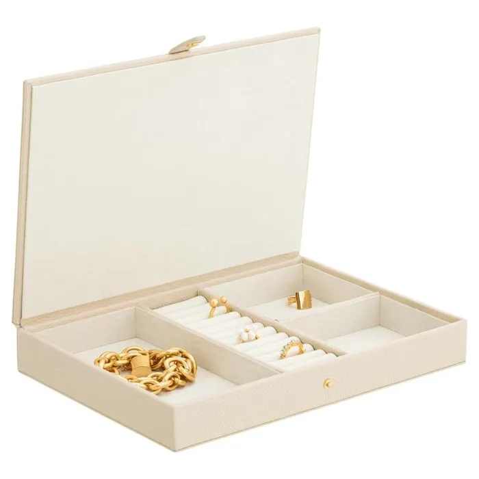 Oroton Jewellery Cases Indi Large Jewellery Box Ecru 8211 Accessories