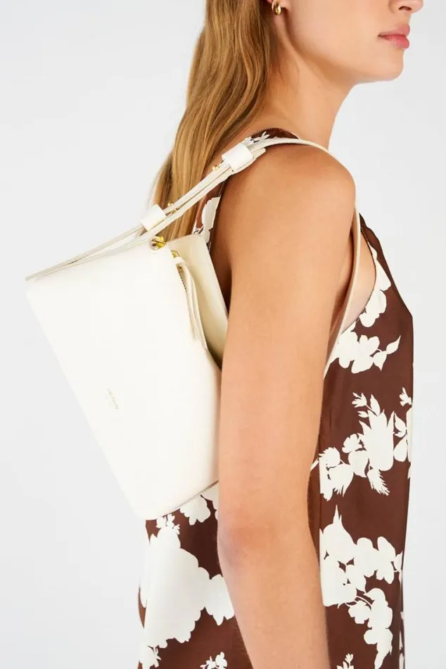 Oroton Shoulder Caroline Small Day Bag Paper White 8211 Women