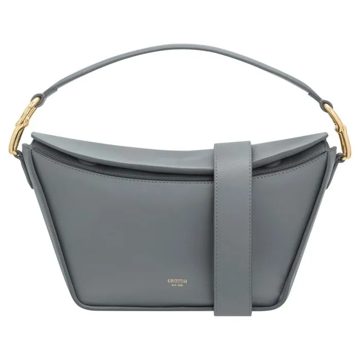 Oroton Shoulder Fable Day Bag Grey Flannel 8211 Women