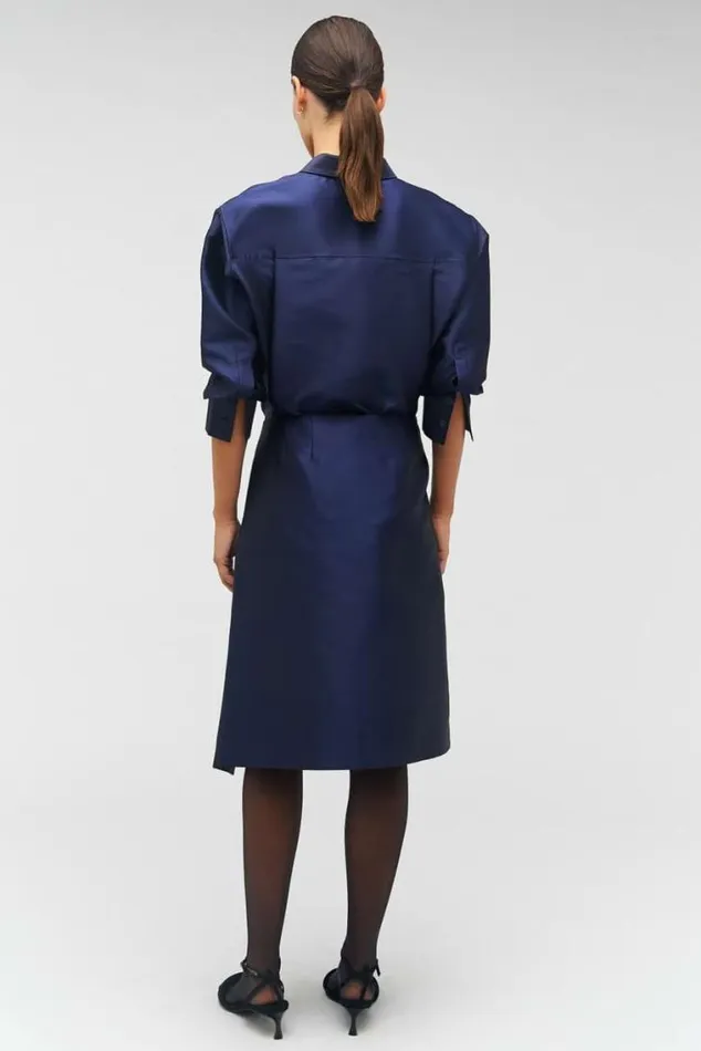 Oroton Skirts Wrap Skirt With Fringe Beading North Sea 8211 Women