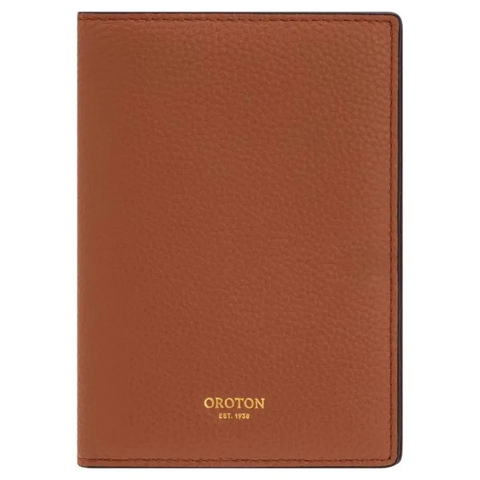 Oroton Travel Jemima Passport Sleeve Brandy 8211 Men