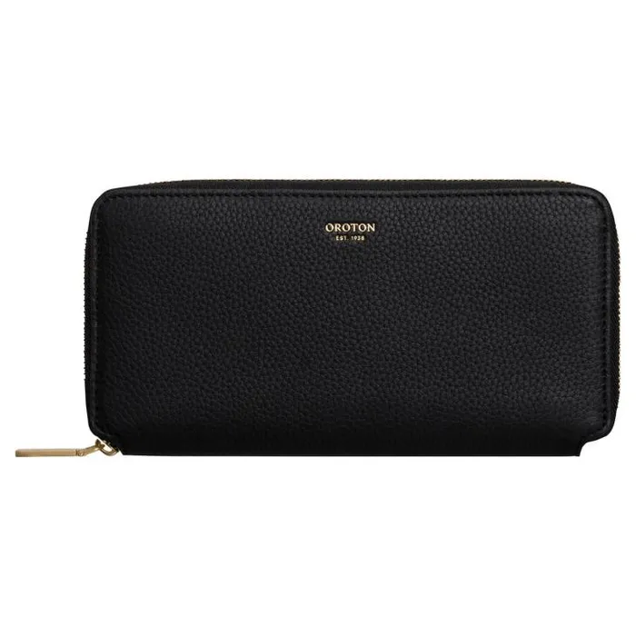 Oroton Wallets Margot Medium Zip Around Wallet Black 8211 Accessories