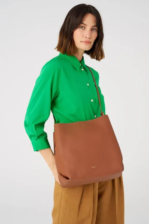 Oroton Work Margot Hobo Whiskey 8211 Women