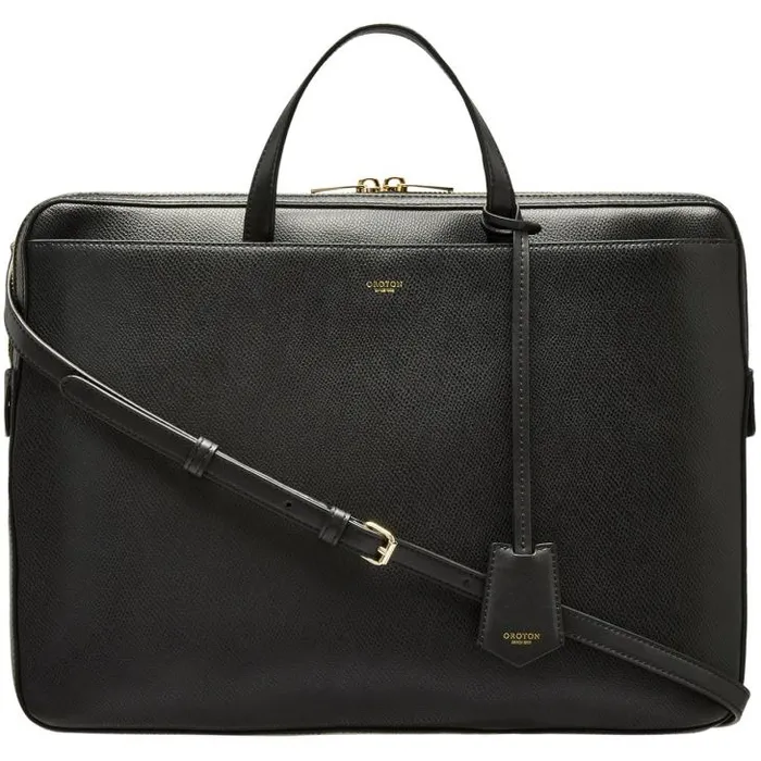 Oroton Work Muse 15034 Slim Laptop Bag Black 8211 Women